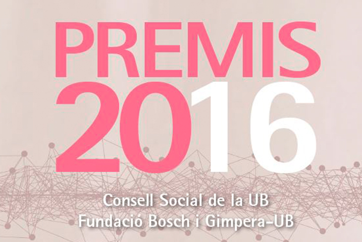 Fotografía de: Premios 2016 Consejo Social de la UB Fundación Boch i Gimpera-UB  | CETT